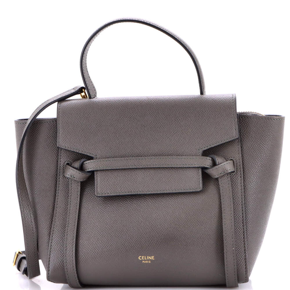 Celine Nano Belt Bag Textured Leather